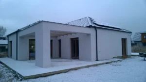 dom parterowy z dachem kopertowym 110 m2 Poznań 20