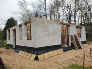 dom z użytkowym poddaszem i dachem dwuspadowym 130 m2 Łódź 11