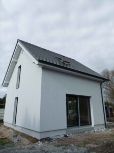 dom z użytkowym poddaszem i dachem dwuspadowym 70 m2 Poznań 21