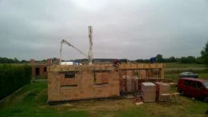 dom parterowy z dachem kopertowym 90m Poznań