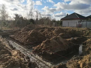 dom parterowy z dachem kopertowym 110 m2 Warszawa