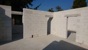 dom parterowy z dachem dwuspadowym 100 m2 Warszawa