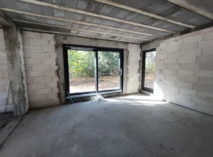 dom parterowy z dachem kopertowym 210 m2 Warszawa