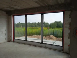 dom z użytkowym poddaszem, dachem dwuspadowym i garażem 240 m2 Łódź