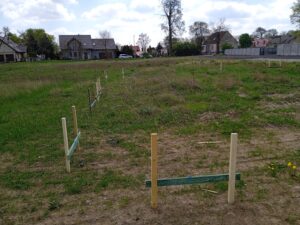 dom z poddaszem użytkowym, dachem dwuspadowym i garażem 170 m2 Poznań